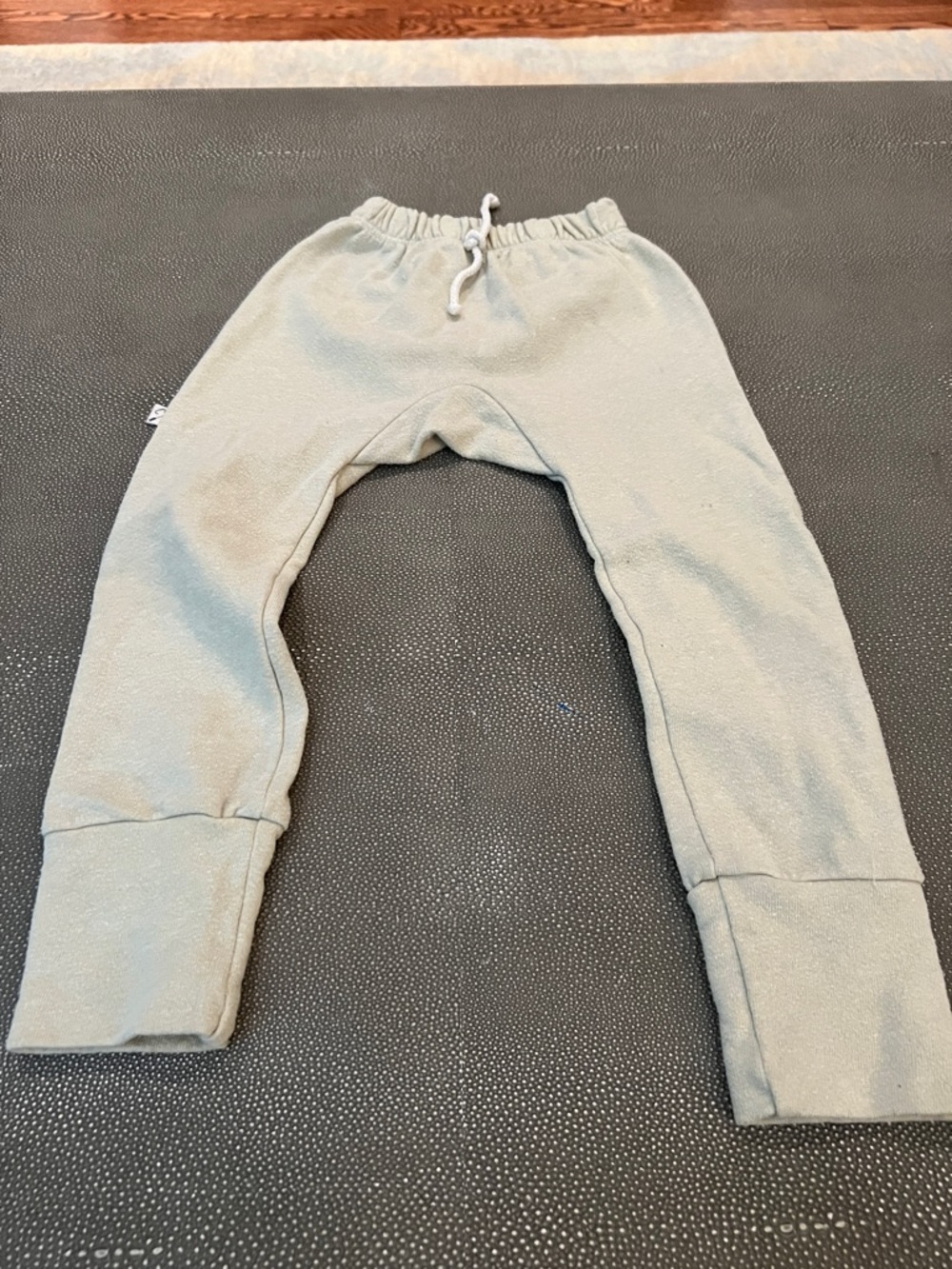 Kids Stretch Drawstring Joggers - Light Sage